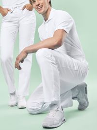 Weisse Schlupfhosen Unisex für Damen und Herren